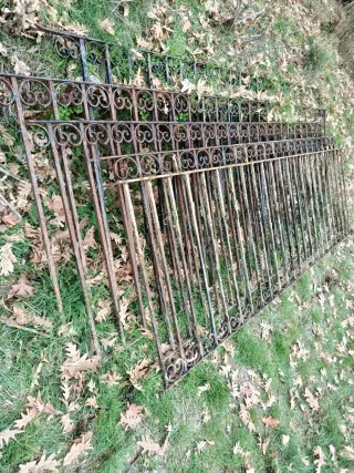 Rejas de hierro forjado artístico.