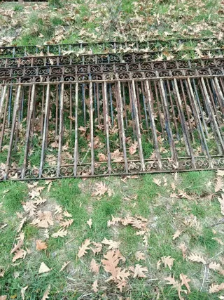 Rejas de hierro forjado artístico.