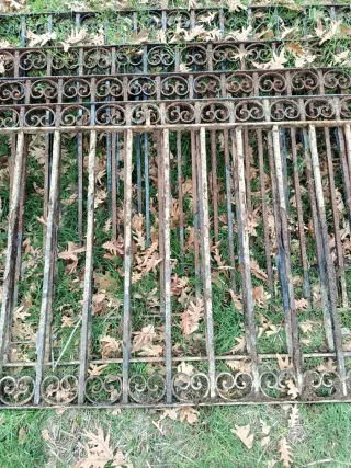 Rejas de hierro forjado artístico.