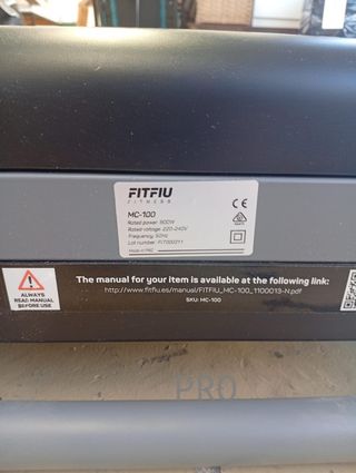 Cinta de correr plegable - MC-100_A - FitFiu