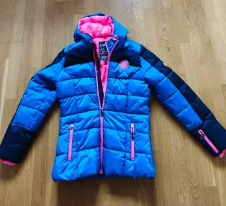 Abrigo Nieve Vingino Azul y Rosa Talla 16 5k