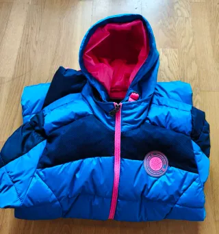 Abrigo Nieve Vingino Azul y Rosa Talla 16 5k