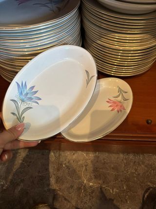 Platos de porcelana