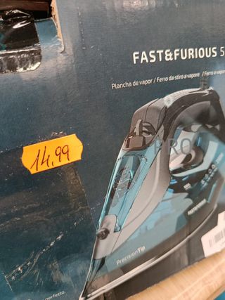 Cecotec Plancha Ropa de Vapor Fast&Furious 5055 Pro