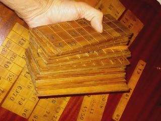 Vintage Jogo Loto Anos 50, em Madeira