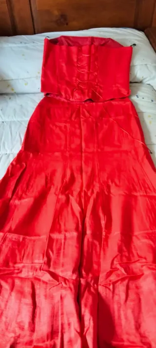 Conjunto 2 piezas fiesta rojo T46