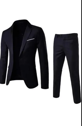 Traje de hombre negro