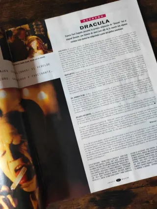 Revista fantastic especial Drácula cine terror
