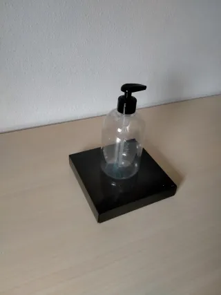 2 Dosificadores Jabón Líquido Transparente