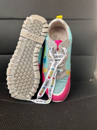Liu Jo Sneakers Donna Rosa e Azzurro Glitter
