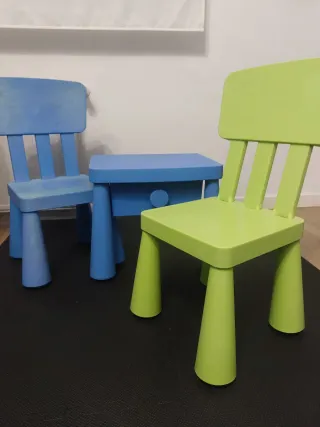 Mesa y sillas ikea Mammut