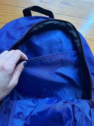 Mochila Adidas Azul y Gris