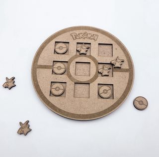 Juego Tres en Raya Pokémon Pikachu