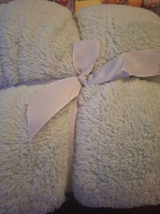 Manta Jacquard Sherpa Suave Verde 130x160cm