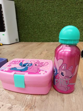 Disney Stitch Fiambrera con botella