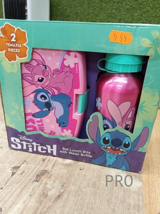 Disney Stitch Fiambrera con botella