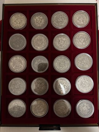 Collezione 5 Bolívares Argento 25gr