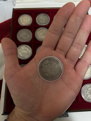 Collezione 5 Bolívares Argento 25gr