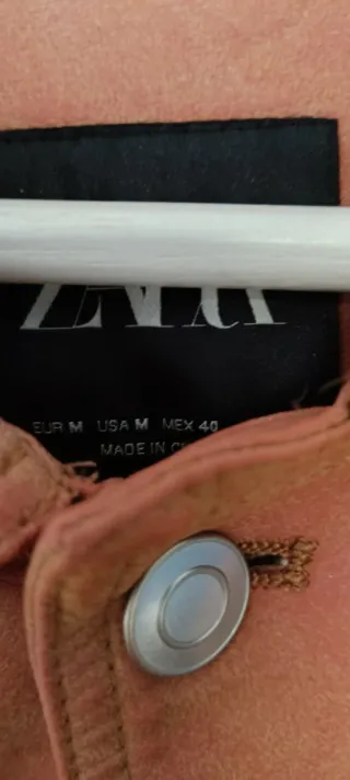 Cazadora Zara Rosa Talla M