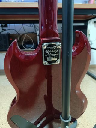 Bajo Epiphone SG Rojo