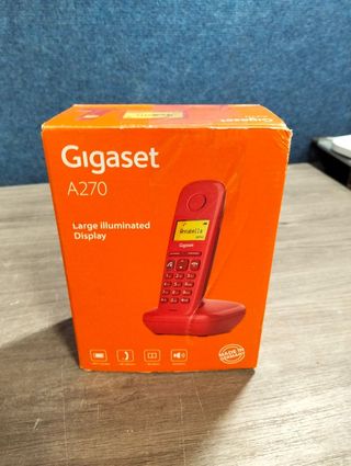 Gigaset A270 Rojo - Teléfono inalámbrico