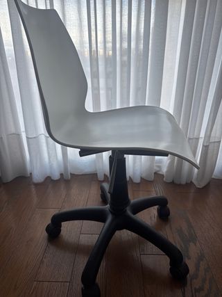 Silla de escritorio infantil/juvenil blanca