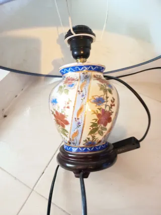 Lampade da tavolo in ceramica blu