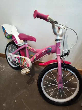 Bicicleta infantil rosa Fantasy