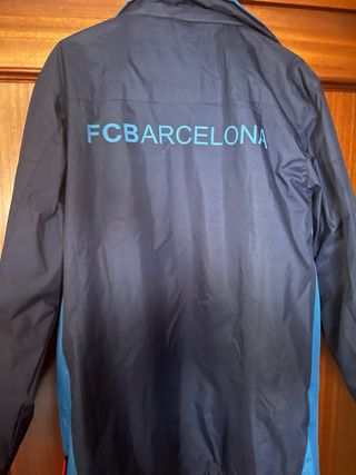 Chaqueta FC Barcelona Azul Talla L