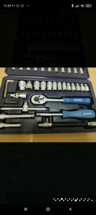 Juego de vasos mecanico