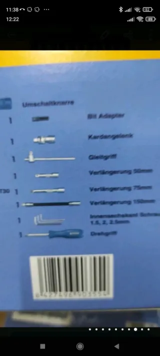 Juego de vasos mecanico