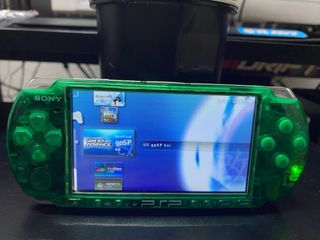 PSP Custom - Verde trasparente