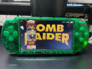 PSP Custom - Verde trasparente
