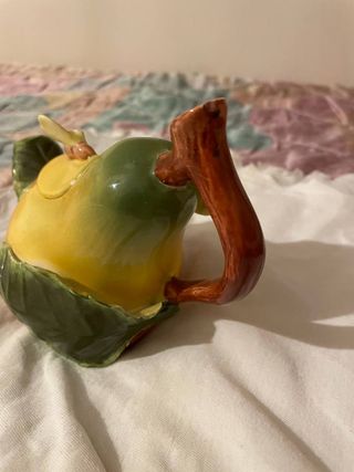 Teiera Evergreen porcellana forma pera