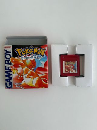 Pokémon Edición Roja Game Boy REPRO