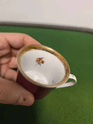 Taza de café antigua