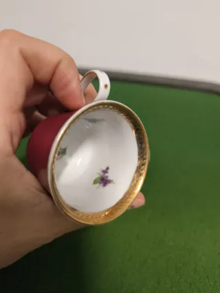 Taza de café antigua