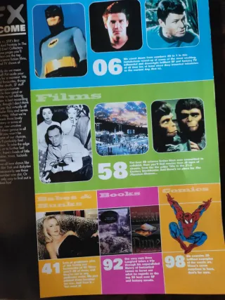 Revista SFX ciencia ficción fantasía y terror cine