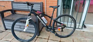 Bicicleta Rockrider 100 Negra