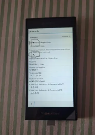 BlackBerry 10 os Móvil Gris nuevo tengo 5 moviles