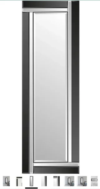 Specchio nero e argento