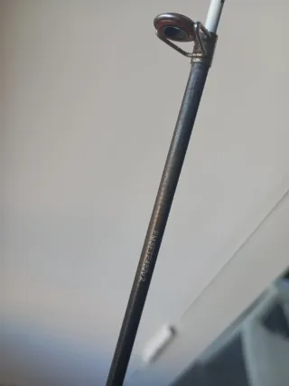 Caña de Carbono Surfcasting con Carrete