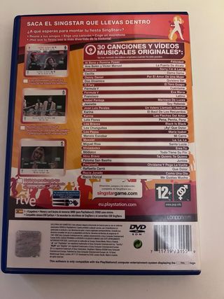 Singstar Clásicos PS2