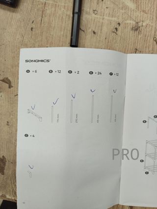 SONGMICS Scarpiera a 3 Livelli LSA033B01