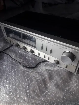 Amplificador Estéreo Fisher CA-120 Plata