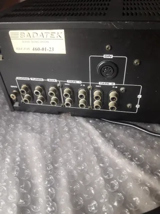 Amplificador Estéreo Fisher CA-120 Plata