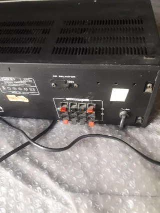 Amplificador Estéreo Fisher CA-120 Plata