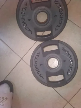Disco de pesa Technogym 5 kg En Madrid