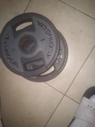 Disco de pesa Technogym 5 kg En Madrid