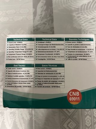 Nebulizador DC Compressor Nebulizer